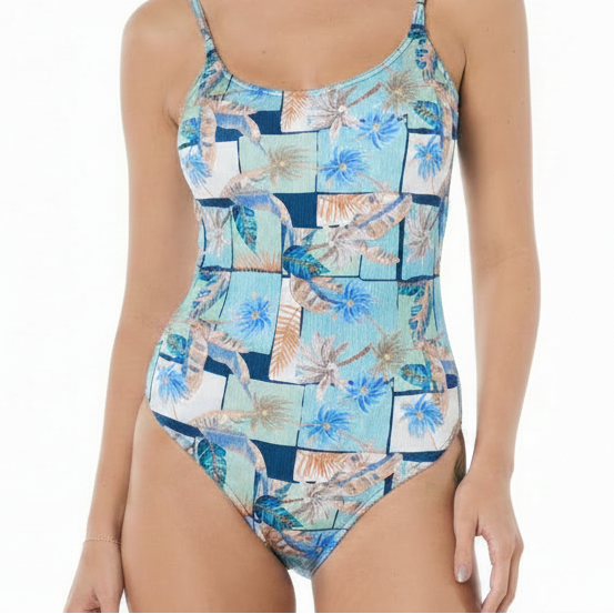 Art. 7002 Traje De Baño Entero Estampado